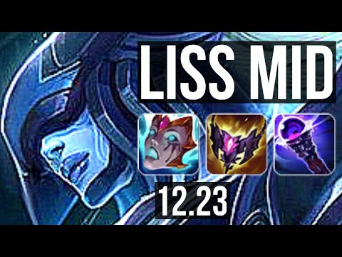 LISSANDRA vs LEBLANC (MID) | 5.5M mastery, 900+ games, 8/3/11, Dominating | KR Master | 12.23