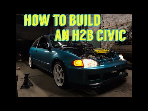 How to h2b a civic in 4 minutes