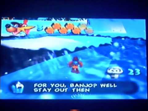 Banjo-Kazooie Mumbo Tokens And Empty Honeycomb Pieces In Freezeezy Peak!