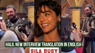 Halil Ibrahim Ceyhan New Interview Translation in English !Sila Turkoglu Busy