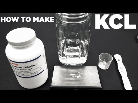 How to Make KCL(Potassium Chloride) 3M Solution for Storing pH Meters