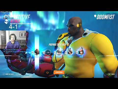 WHAT PRO DOOMFIST LOOKS LIKE IN OW 2 - DANTEH! [ OVERWATCH 2 TOP 500 SEASON 3 ]