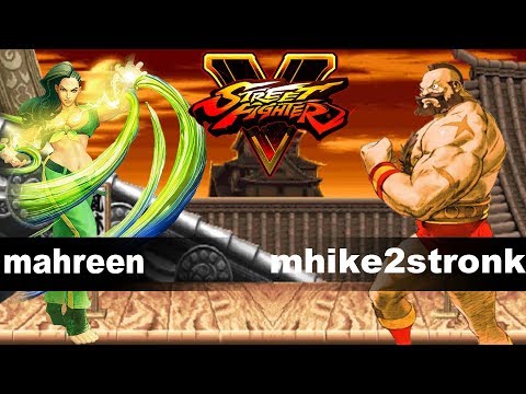SFV/SF5 AE mahreen (Laura) vs mhike2stronk (Zangief) Ranked Match Set