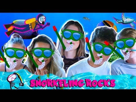 MAUI SNORKELING ROCKS- ANNIE LEBLANC, HAYDEN SUMMERALL, UNCLE RUSH, BROOKE AND HAYLEY