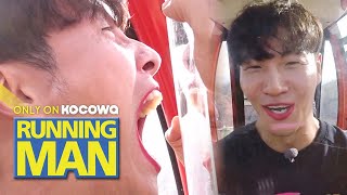Kim Jong Kook&#39;s Lips are About to Rip.. [Running Man Ep 450]