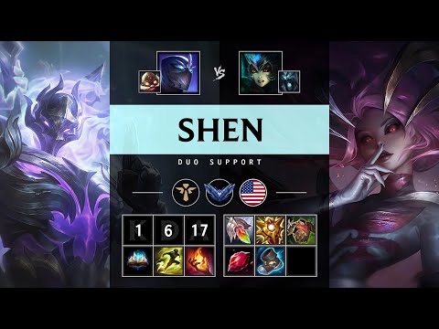 Shen Support vs Nami - NA Diamond Patch 25.19