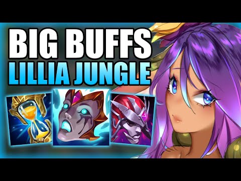 HOW TO PLAY LILLIA JUNGLE AFTER HER PATCH 11.18 BUFFS! - Best Build/Runes Guide - League of Legends