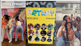 WKND DIARIES ᥫ᭡ | ARTWAY ( Art, networking, dancing, drinking + more) ✧.*
