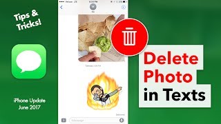 How to Delete a Photo in Your Texts - Delete Messages Attachment iPhone
