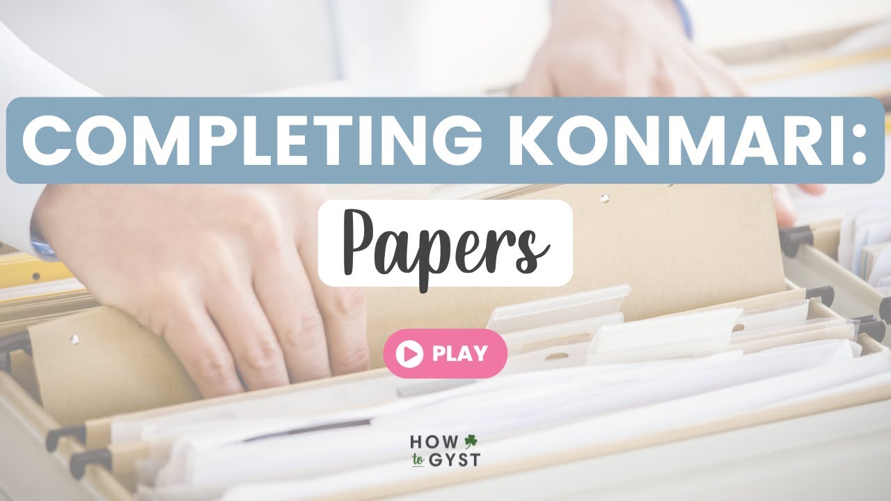 Crushing Paper Clutter  🧾– Tips for Completing Category 3 of the KonMari Method