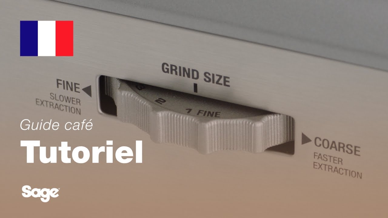 Guide didactique du café Breville - Comment ajuster la taille de la mouture