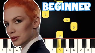 Sweet Dreams - Eurythmics | Beginner Piano Tutorial | Easy Piano