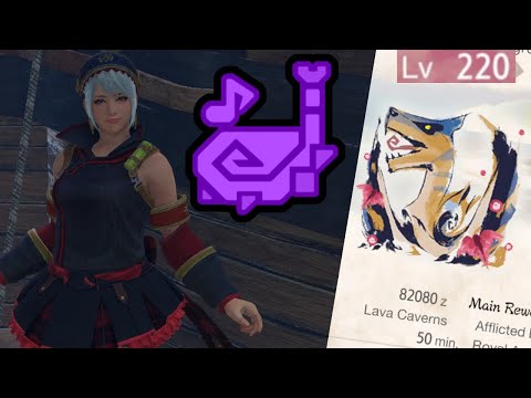 Hunting Horn Against A LVL220 Tigrex In Monster Hunter