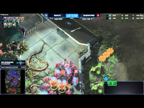 StarCraft 2 Snute vs ShoWTimE IEM