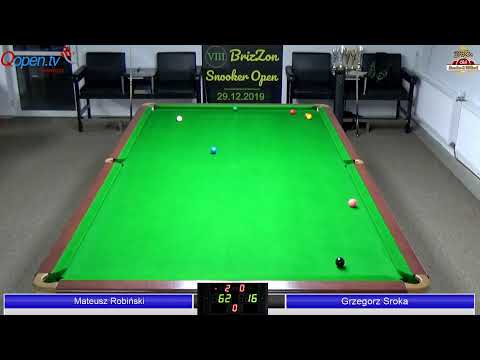 BrizZon Snooker Open VII - Mateusz Robiński - Fabian Feldfeber