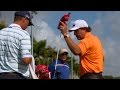 Click to View : Routine d'avant partie au practice de Phil Mickelson