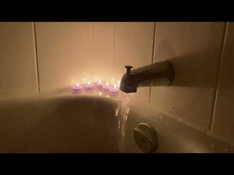 5 Hour Bathtub Filling ASMR // Slow Drip on Plastic for Light Sleep