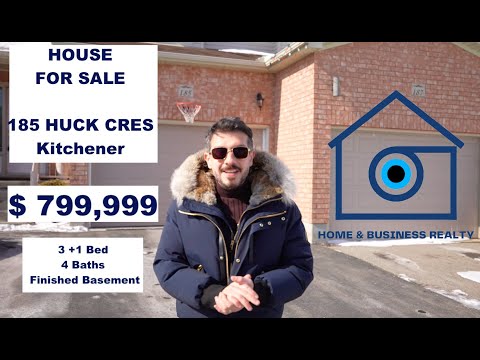 185 HUCK CRES Kitchener House for sale $799,999