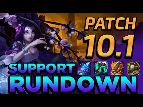 League of Legends Patch 10.1 - Support Bias Rundown + First Impression / Reactions