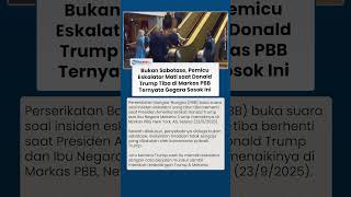 Siapa yang Mematikan Eskalator saat Trump Tiba di PBB? Ternyata Ini Pemicunya