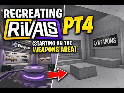 Recreating Rivals PT4 Starting on the weapons area