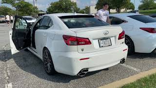 Lexus ISF HKS catback with axleback and midpipe