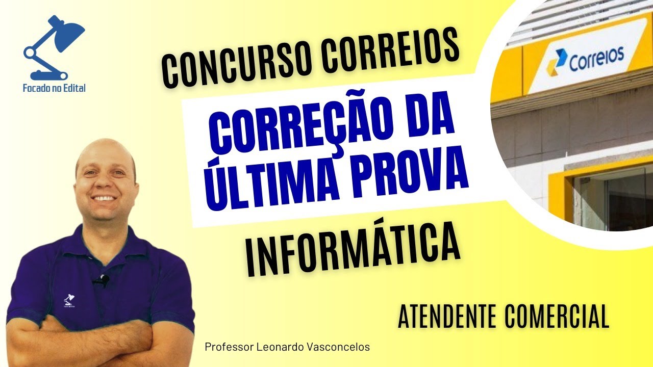 Correção da prova de Informática - Concurso Correios 2011