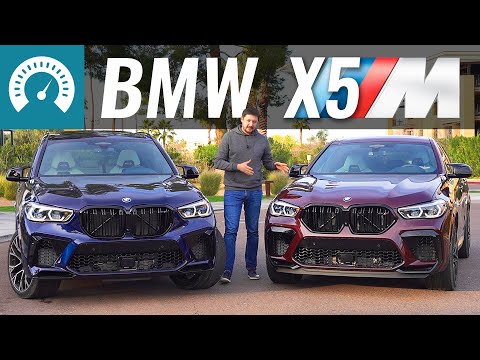 BMW X5M 2020 готов рвать RSQ8? Тест БМВ Х5M и X6M Video