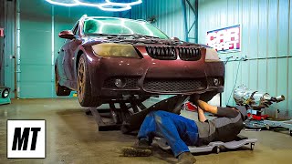LS Engine Swap in BMW! | Car Craft E90 Drift Wagon Build Ep 1 | MotorTrend by Motor Trend