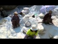 THE FREE HUNTING FOR RUBIES IN A KOLAN MARBLE MINE MOGOK