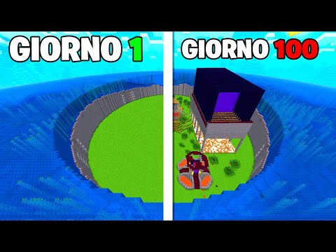 SOPRAVVIVO 100 GIORNI in Minecraft NELL'ATLANTIDE ABBANDONATA