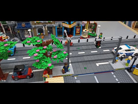 Ampeln, Detailierung und ein neues Modul - Bau meiner Lego Stadt Teil 14
