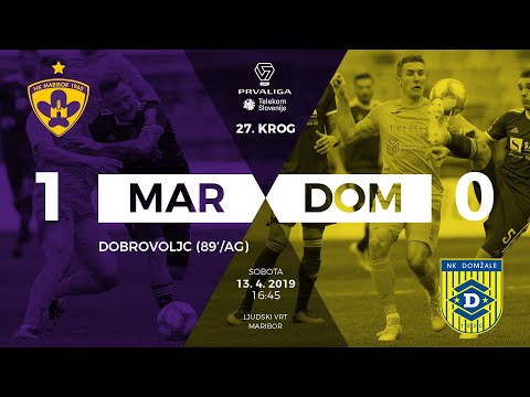 27.krog: Maribor - Domžale 1:0 ; Prva liga Telekom Slovenije 2018/2019