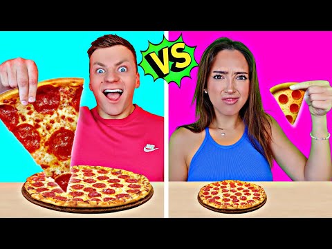 GIANT VS TINY FOOD CHALLENGE FOR 24 HOURS! Last To Stop Wins! Big VS Small! CHALLENGE! | Cringe Fam