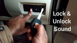 How to disable and enable the lock and unlock sound of swift dzire#RV_A2Z VIDEOS