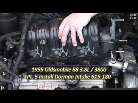 1995 Oldsmobile 88 3.8L / 3800 Pt5 Install New Dorman Upper Intake Manifold Replacement 615-180