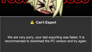 POV: Your exportation failed BIG time…