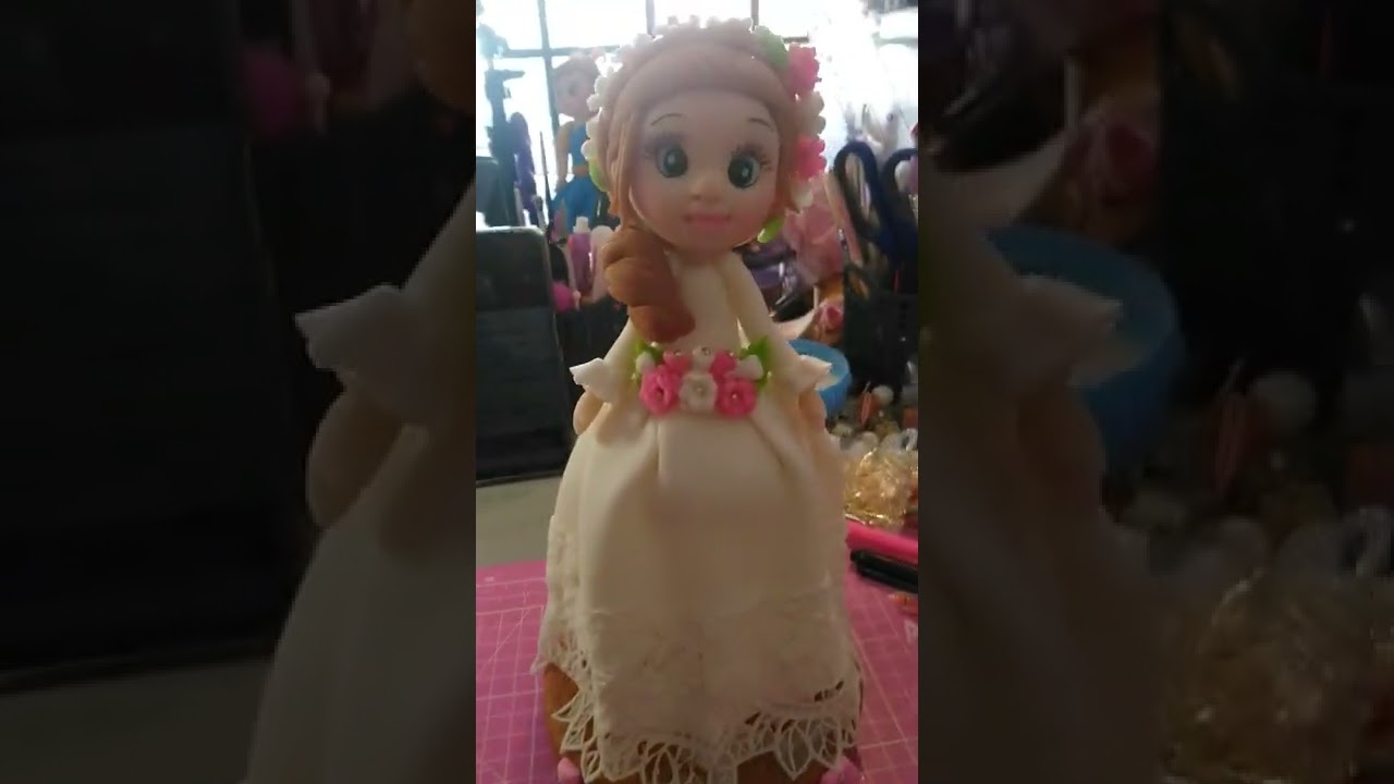 muñeca primera comunion