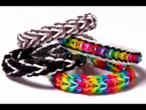 Vesper Rainbow Loom Bracelet Tutorial - Advanced Design - YouTube