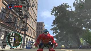 LEGO Marvel Super Heroes The Video Game - Red Hulk free roam