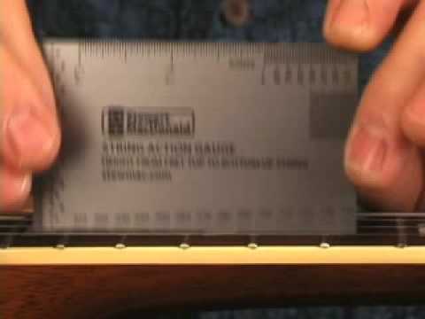 StewMac String Action Gauge And Ruler, Metric, Stainless Steel - Designed by StewMac, The Original measuring tool for acoustic and electric guitar, and bass setup image 6