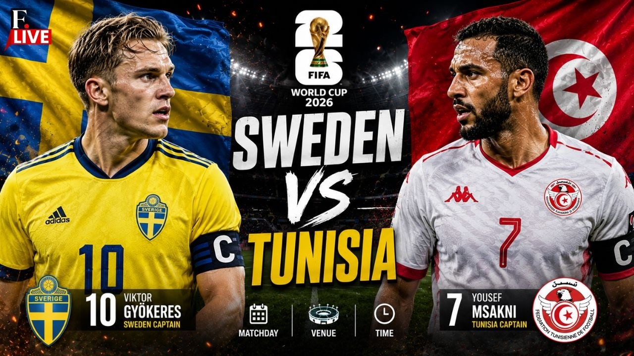 🔴 FIFA WORLD CUP 2026 LIVE: Sweden vs Tunisia | Isak, Gyokeres Start for Sweden | WORLD CUP 2026