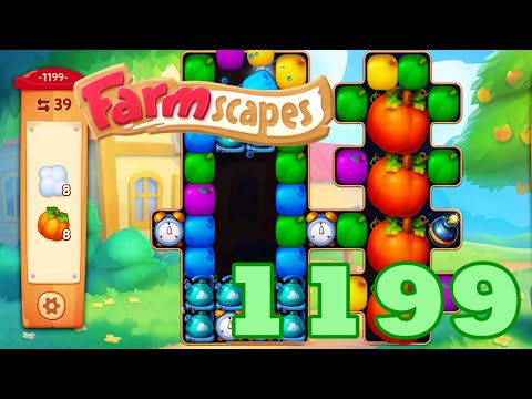 Farmscapes Level 1199 HD Gameplay Walkthrough | 3 - match game | android | ios | pc | GameGo Game