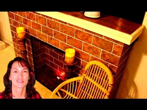 3 Ways to Make a Fake Fireplace - wikiHow