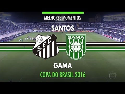 Santos 3x0 Gama-DF