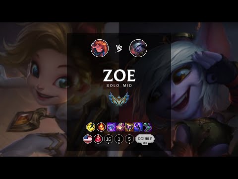 Zoe Mid vs Tristana - NA Challenger Patch 12.11