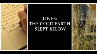 Poetry Project: The Cold Earth Slept Below