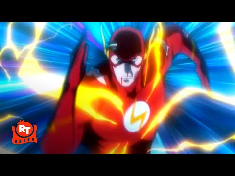 Justice League: Flashpoint (2013) - Flash Saves Time Scene | Movieclips