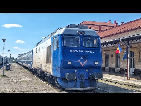 GM 1013 demarand din statia Cfr Satu Mare cu trenul IR 1941/8807 Satu Mare Constanta Mangalia
