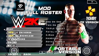 LATEST WWE 2K15 Portable Official Game Mod  Full Roster  PPSSPP Android Offline  Gameplay Video